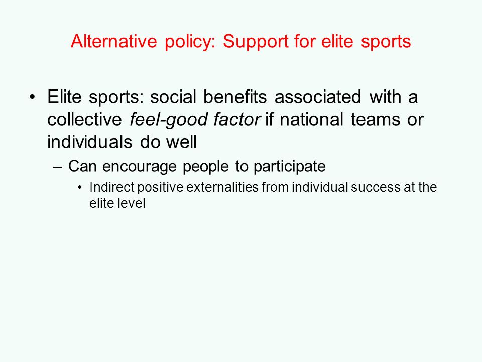 The Benefits of Participating in Sports